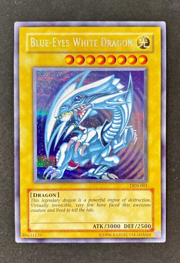 遊戯王　青眼の白龍　英語版　blue-eyes white dragon