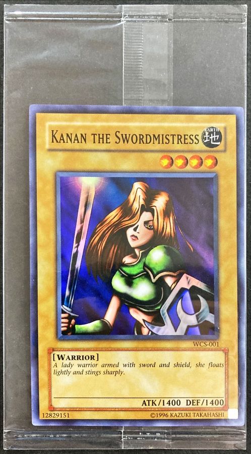 〔状態B〕(未開封)女剣士カナン/Kanan the Swordmistress【スーパー】{WCS-001}《モンスター》