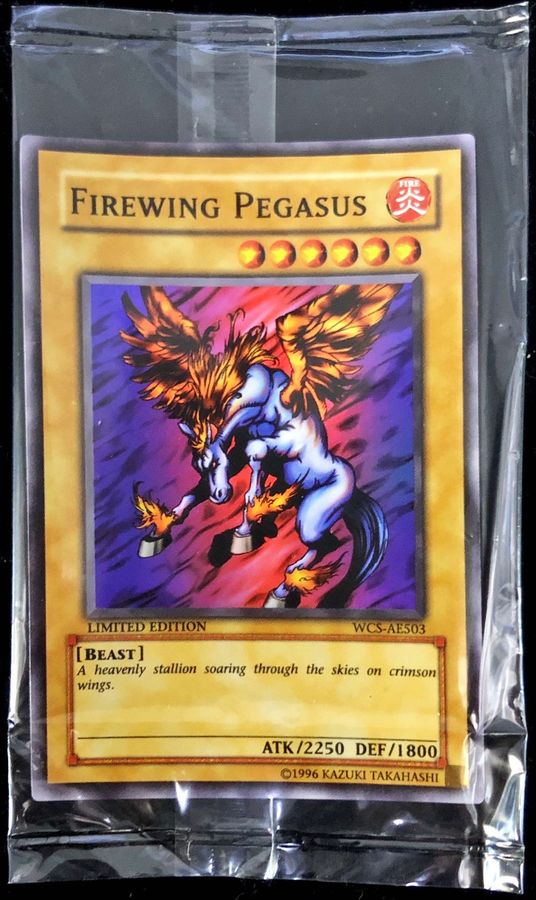 〔状態A-〕(未開封)ファイヤーウイングペガサス/Firewing Pegasus【スーパー】{WCS-AE503}《モンスター》