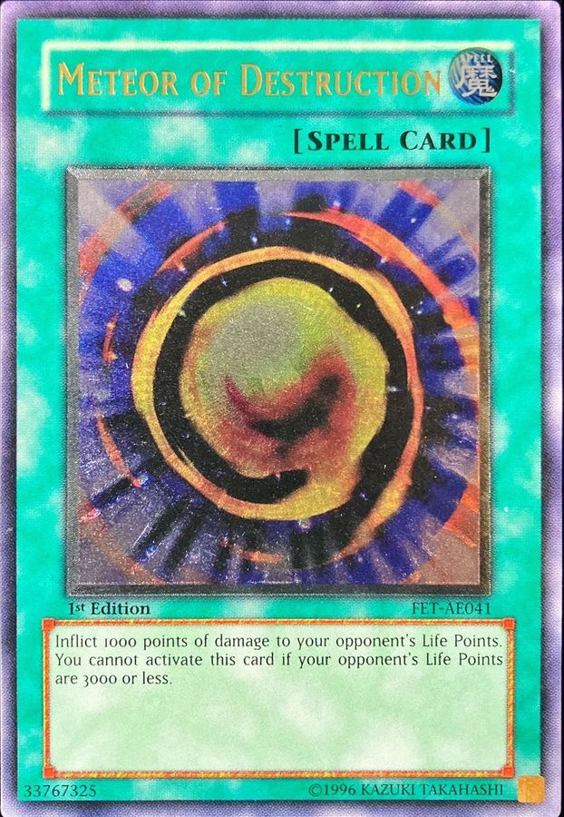 最大80％オフ 遊戯王旧アジア版 Meteor Destructionレリーフ of 遊戯王OCG デュエルモンスターズ