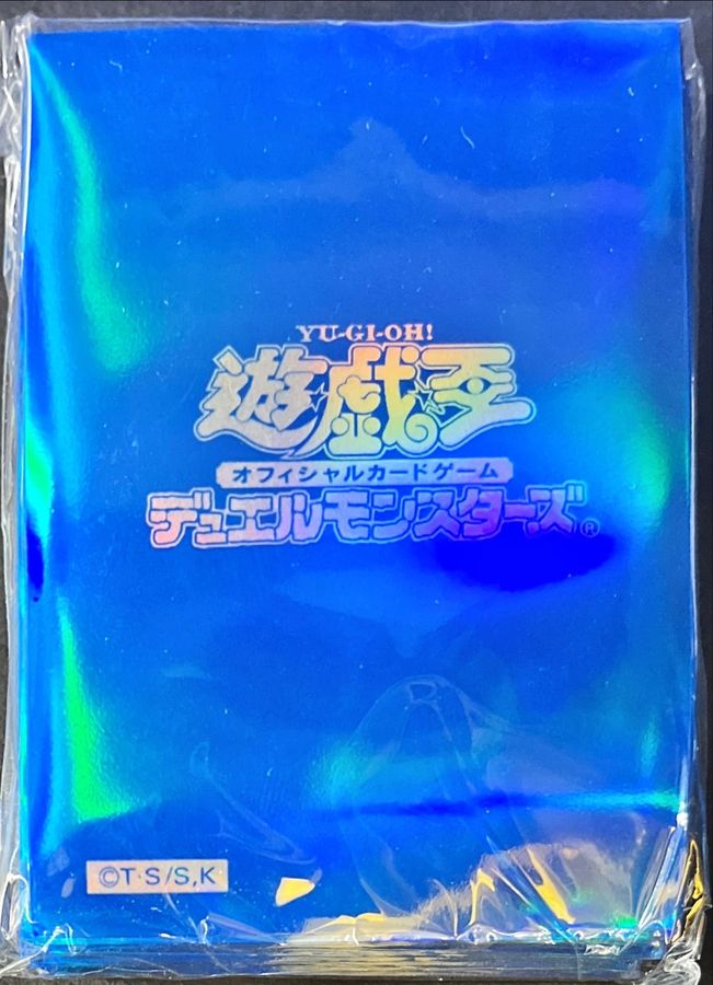 スリーブ『初期ロゴ青』60枚入り【-】{-}《スリーブ》