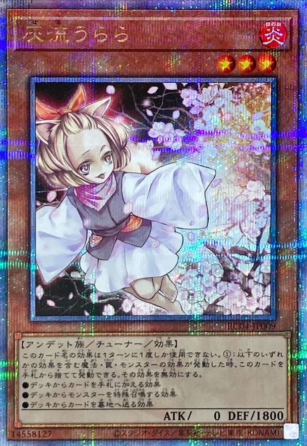 【遊戯王】灰流うらら　25th シークレット　クオシク　クォーター　レアコレ