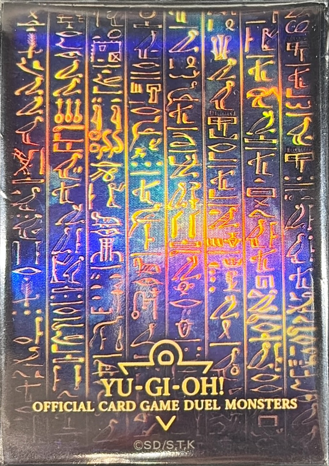 スリーブ『ヒエログリフ(黒/上位賞)』100枚入り【-】{-}《スリーブ》