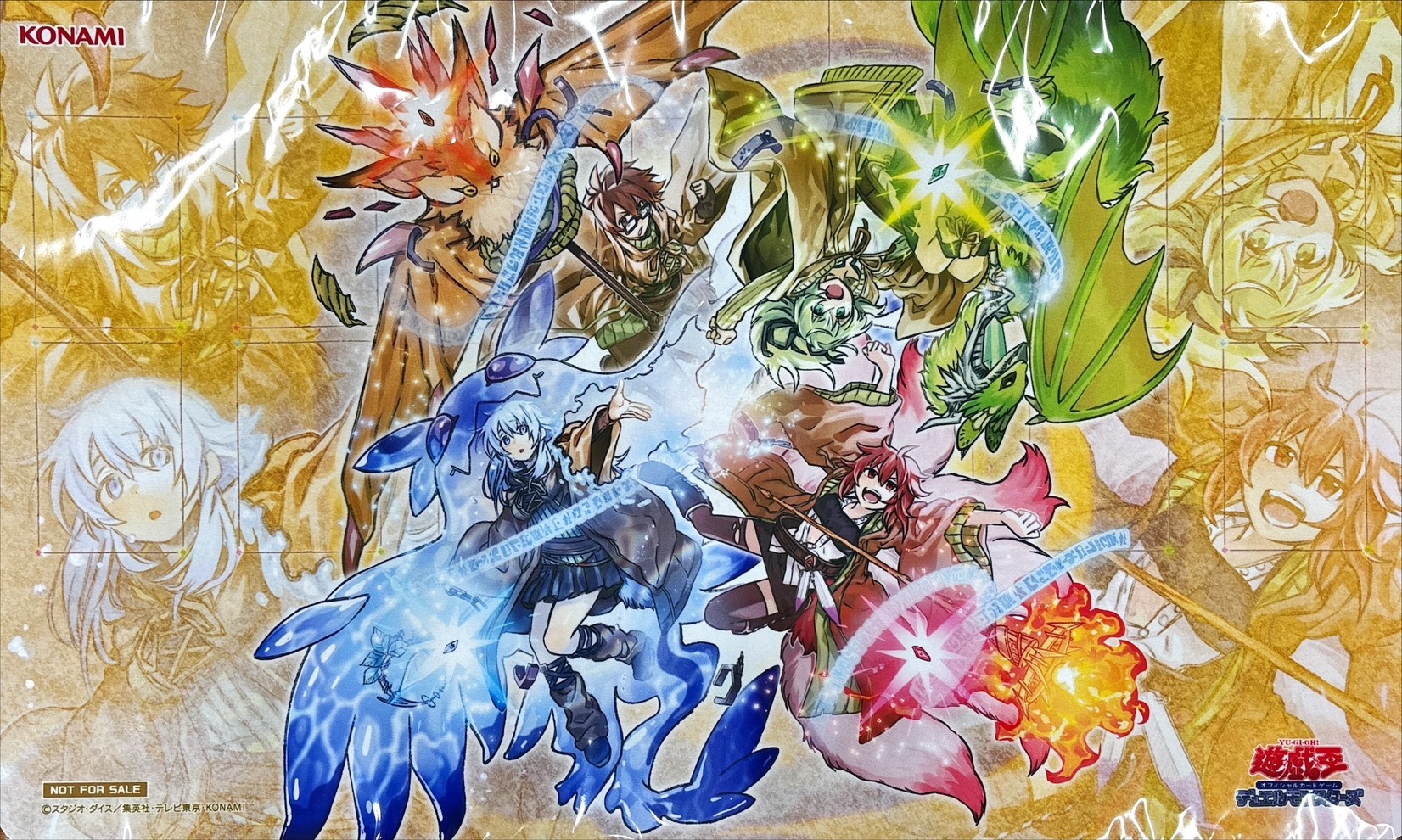 プレイマット『四花繚乱の霊使い(RANKINGDUEL2025)』【-】{-}《プレイ
