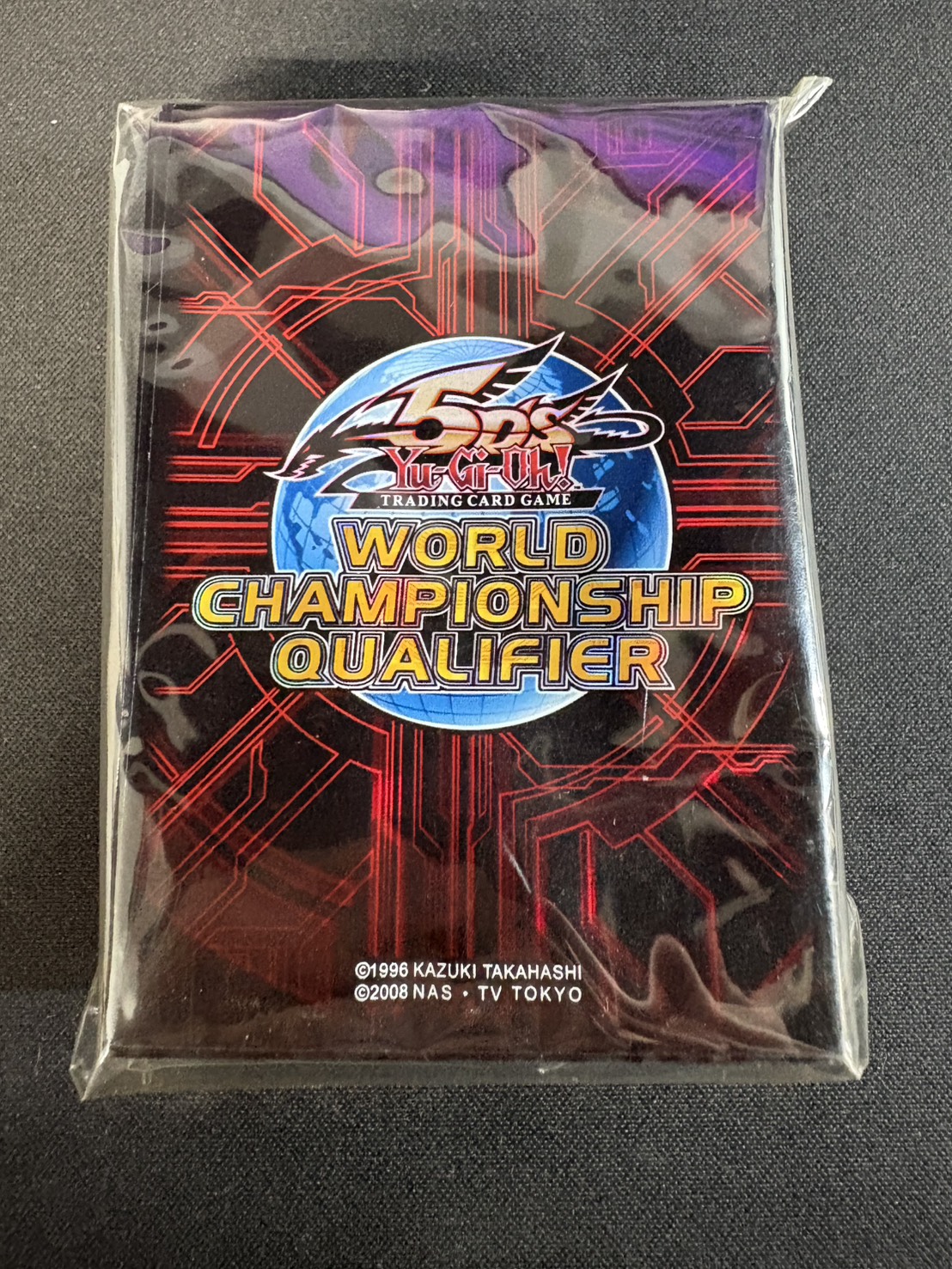 スリーブ『WCQ2011赤』80枚入り【-】{-}《スリーブ》