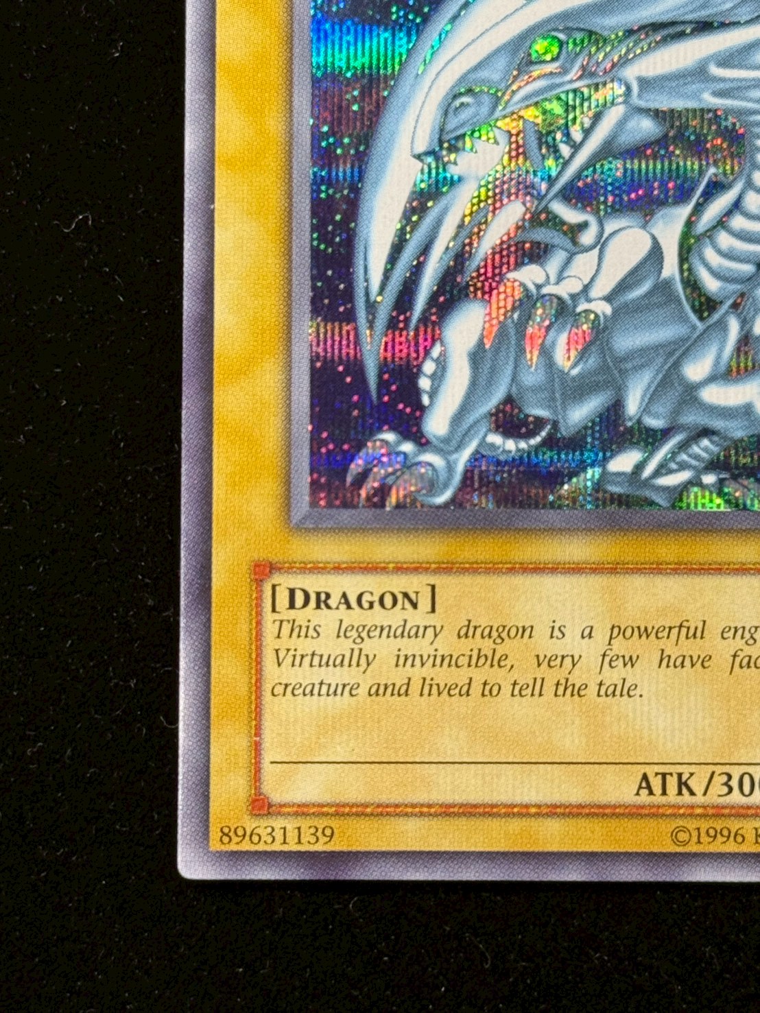 状態B〕BlueeyesWhiteDragon【シークレット】{DDS-001}《モンスター》