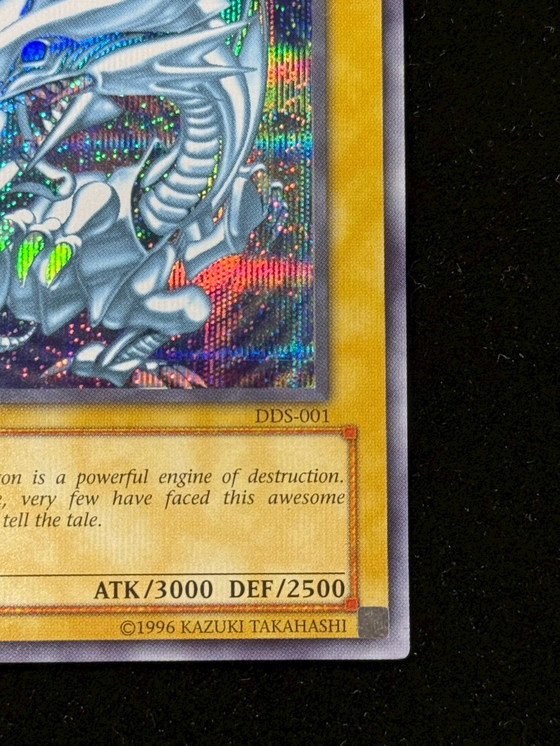 状態B〕BlueeyesWhiteDragon【シークレット】{DDS-001}《モンスター》